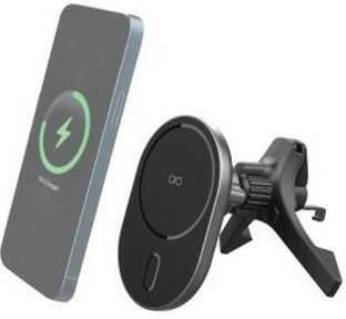 Force Power Car Charger Air Vent Compatible Magsafe 15w Black