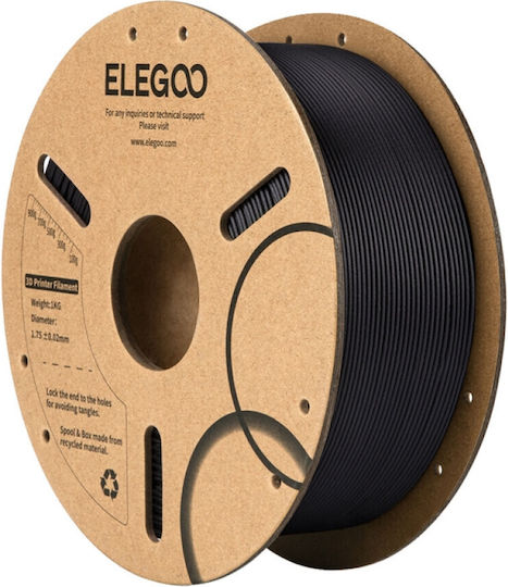 Elegoo PLA-CF 3D Printer Filament 1.75mm Μαύρο 1kg 1τμχ (Spool)
