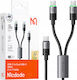 Mcdodo Usb-C 2in1 Fast Charging Cable Iphone Macbook Led 100W 2m