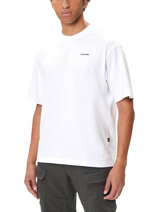 G-Star Raw Boxy Base Тениска Бял