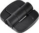 Detent Hinge 115° Stainless Steel Acetal Black