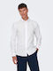 Μακρυμάνικo Πουκάμισο Bright White, Λευκο