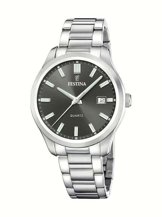 Festina Classic Men's Watch Battery with Silver...