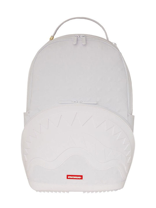 Sprayground DLXSV Σχολική Τσάντα Πλάτης Λευκή