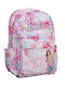 Gim Barbie Paints School Backpack Elementary with Water Bottle Holder Pink 25 Litre 32 x 20 x 42 cm