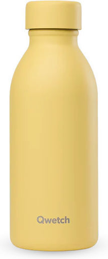 Qwetch Μπουκάλι Θερμός Ανοξείδωτο 500ml Lemon