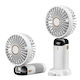 Portable Fan 5 Speeds N15 Usb-c 2a 1800mah Compact Lightweight Set Sticker White