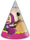 Party Hats Masha and the Bear 6 Pieces