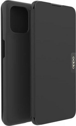 Oppo Folio Hülle Oppo Find X3 Pro Folio Flip Cover Kartenhalter Schwarz