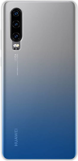 Color Block Case Huawei P30 Impact Scratch Resistant Blue