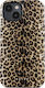 Husă Burga iPhone 15 Tough Shockproof Player Model Leopard