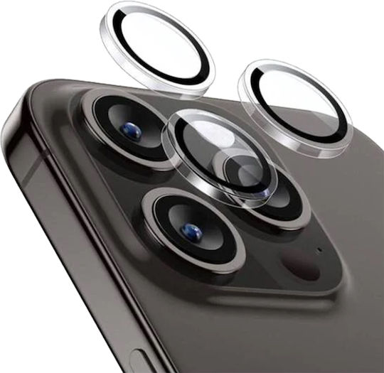 Protectoare Lentilă Cameră Force Glass 3 pentru iPhone 16 Pro 16 Pro Max din Sticlă Temperată Plată Transparentă