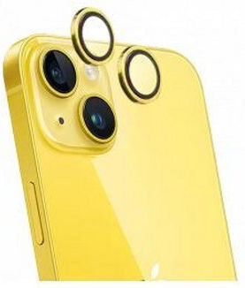 Force Glass Camera Protector Iphone 15/15 Plus 14 14 Plus Original Ultra-resistant Gold