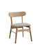 Cairo Kitchen Wooden Chair Natural-ecru 47x47x76cm