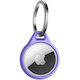 Itskins Aircover Solid Reinforced Airtag Case Purple