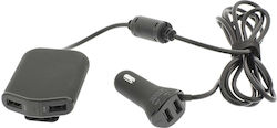 Încărcător Auto Sweex 4 Porturi USB 9.6A Cablu 1.8m Negru Încărcător Auto Sweex 4 Porturi USB 9.6A Cablu 1.8m Negru