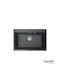 Duralit Drop-In Sink Synthetic Granite W76xD50cm Gray