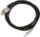 Pro snake Cable XLR male - 3.5mm male Μαύρο