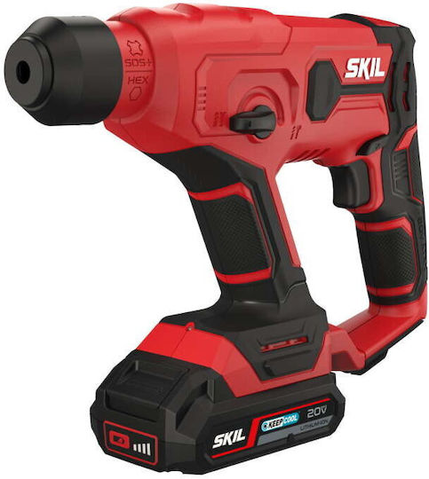 Skil Ciocan rotopercutor Baterie 18V cu Suport HEX RH1E3810GB