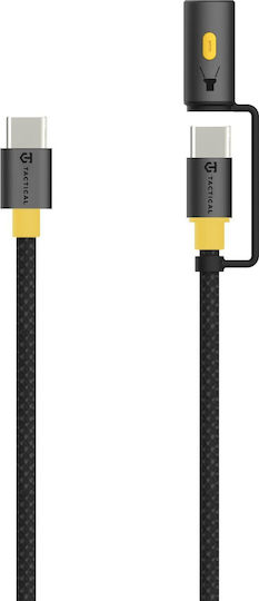 Tactical LED USB 2.0 Cable USB-C male - USB-C 60W Black 1.5m (57983125424)