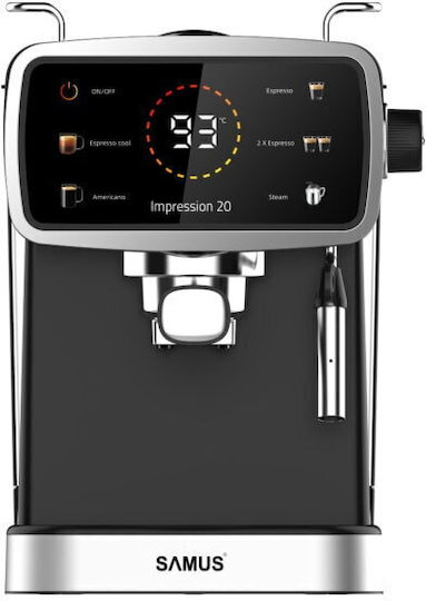 Samus Impression 20 Espressor Manual 1350W Presiune 20bar Negru
