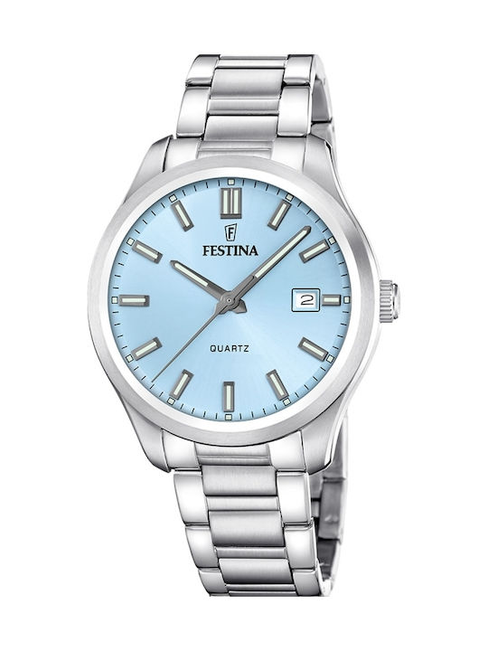 Festina Men's Watch 42mm Battery with Silver Me...