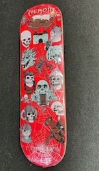 Heroin Skateboards Video City Skateboard Shortboard Red