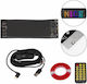 LED Sign One - Sided 7x17.3cm RGB