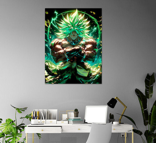 Canvas Painting Dragon Ball Broly Legendary Super Saiyan Knv2710 45cm X 65cm