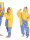 Παιδική Πιτζάμα Ολόσωμη Yellow