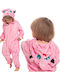 Pijama întreagă pentru copii Pink