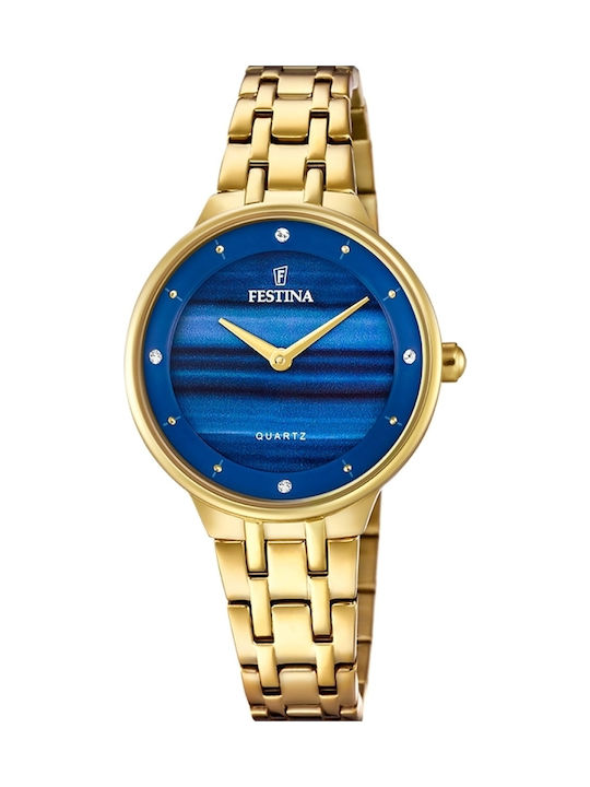 Festina Women's Watch with Gold Metal Bracelet