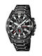 Festina Ceas Barbati 47mm Cronograf Baterie cu Brățară din metal Neagră