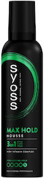 Syoss Max Hold Mousse Αφρός Μαλλιών 250ml Syoss Max Hold Mousse Αφρός Μαλλιών 250ml