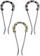 Large Metal Hair Pin Elaborate Design 3 Colors ...