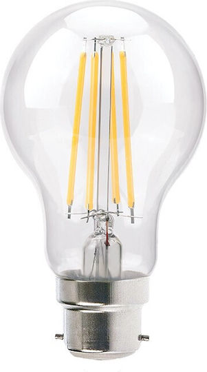 Vito Bec LED 8W 105mm pentru Soclu B22 și Formă A60 Alb cald 1000lm