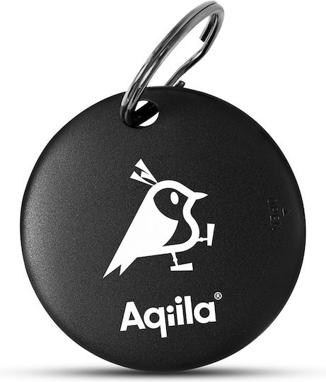 Aqiila Tagbird Bluetooth Tracker Kompatibel mit Apple Find My & Google Find Hub Schwarz