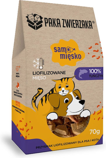 Paka Zwierzaka Dog Treat Diet Gluten Free with Ton, Meat and Fish 70gr