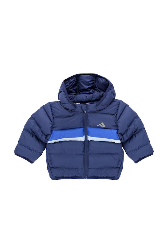 adidas Kids Sports Jacket Blue