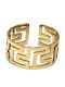 Karma Fashion Damen Ring aus Stahl Vergoldet
