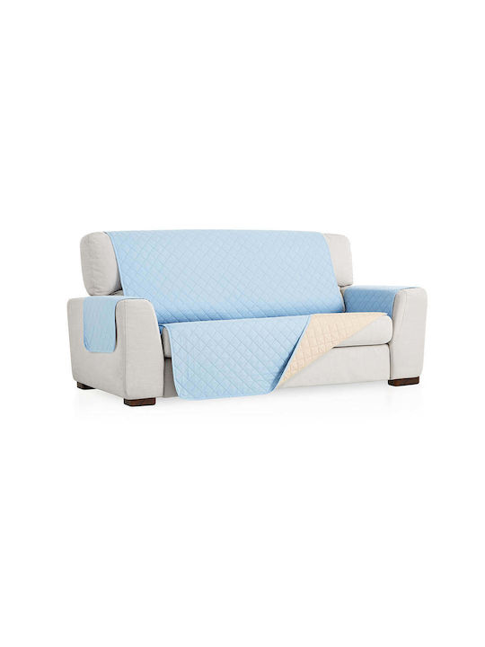 Sofazip Elastische Abdeckung für Dreisitziges Sofa Azure-beige 160εκ. 1Stück SZMATAZBE