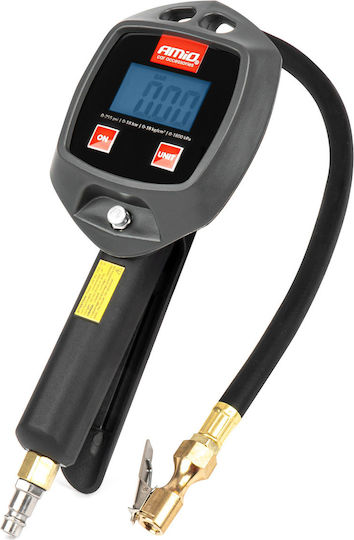 AMiO Digital Air Pressure Gauge with Tyre Inflator Pistol 18bar 04482