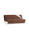 Sofazip Husă Elastică Canapea cu trei locuri Brown-beige 180εκ. 1buc SZMATFBMABE