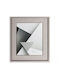 Wooden Photo Frame with Gray Frame