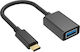 Bigben Connected Usb-C 3.0 Zu Usb-A 3.0 Konverter 15cm Schwarze