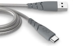 Force Power Ultra-reinforced Usb A Usb C Cable 1.2m 3a Grey