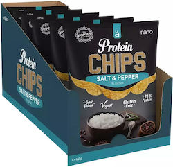 Nano Supps Protein Potato Chips 7 x 40g Salt & Pepper