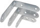 PG Eckregal Verzinkt in Silber Farbe 30x30mm 100Stück Γ-Γ251