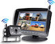 Macrom Wireless Waterproof Car Reverse Camera with Screen and Night Vision Universal Rover SD