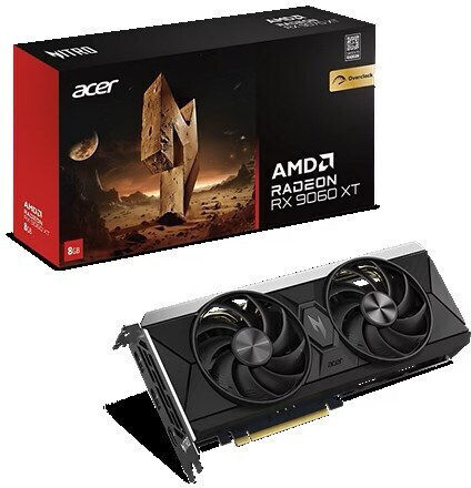 Acer Radeon RX 9060 XT 8GB GDDR6 Nitro Radeon™ XT OC Видеокарта